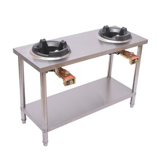 猛火灶商用灶台架子单口炉口瓦斯炉瓦斯中高压瓦斯炉操作台爆炒