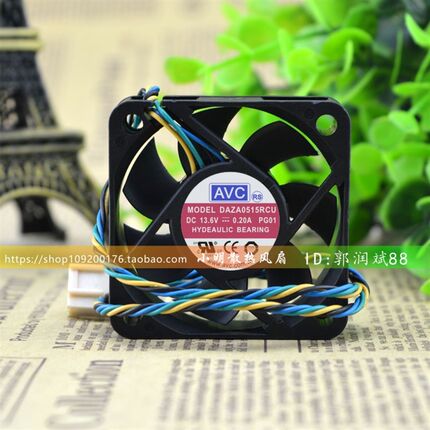 原装AVC DAZA0515RCU 5015 DC13.6V 0.20A 50*50*15mm4线静音风扇
