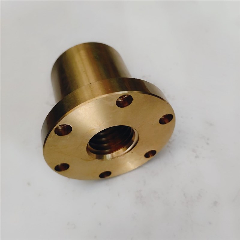 上海蚌埠机床厂X5042A铣床配件4048横向螺母T40*6左旋外径100长82