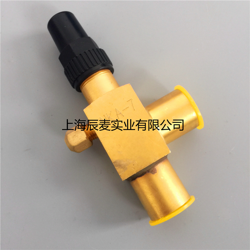 黄铜角阀 NKA-7铜截止阀 7/8焊口 关断阀 制冷配件黄铜角阀