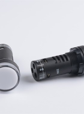 红绿双色LED电源信号灯AD16-22SSRG工作指示灯 12v 24V 220V 22MM