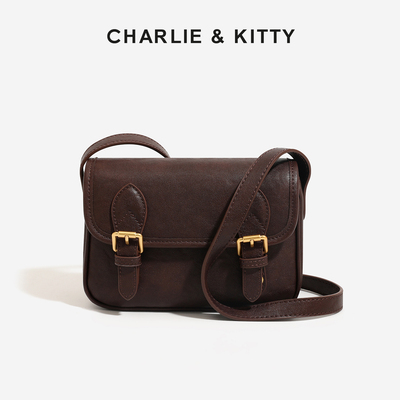 【赵露思同款】CHARLIE&KITTY小众包包女式2025新款复古邮差包女