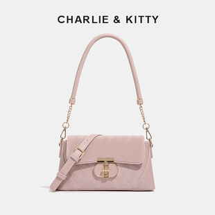【赵露思同款】CHARLIE&KITTY包包女式2025新款小众菱格腋下包女