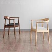 餐北欧实店木餐椅肯尼迪统椅现代酒厅总简约书房餐厅会QXC所会客