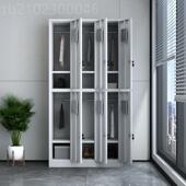 304不锈钢衣柜LEQ员更工无尘车间储鞋 柜多门柜201挂衣柜铁柜皮柜