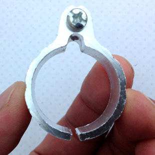 全铝开口吊球.升降晾衣架配件/不锈钢管铝吊环/套直径29MM.圆管
