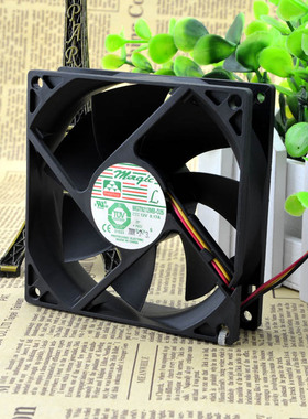 永立 MGT9212MB-O25 9025 12V 0.17A 9CM/厘米机箱电源散热风扇