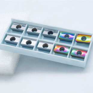 不锈钢淬火刀粒数控铣刀片高硬度材质铝合金铜AP11锁牙刀头飞切削