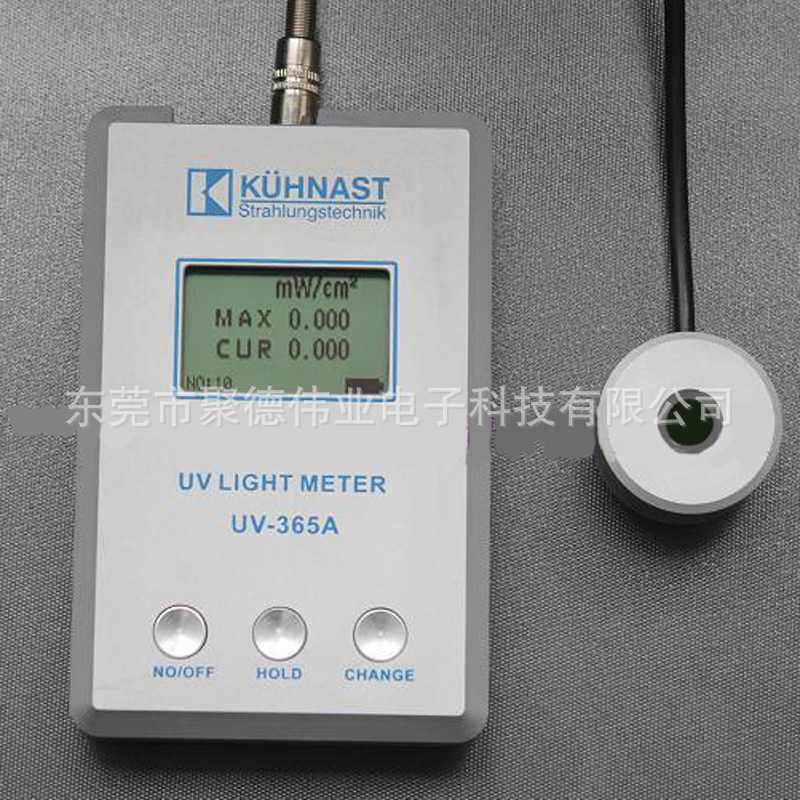 检测UV LED光源涂装固化设备UV能量计，KUHNAST 库纳斯特UV功率计