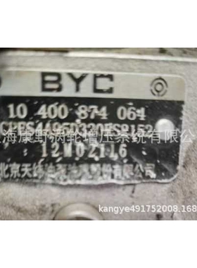 a适用发电机组的喷油泵总成 10400874064 CPES4A95D320RS2152