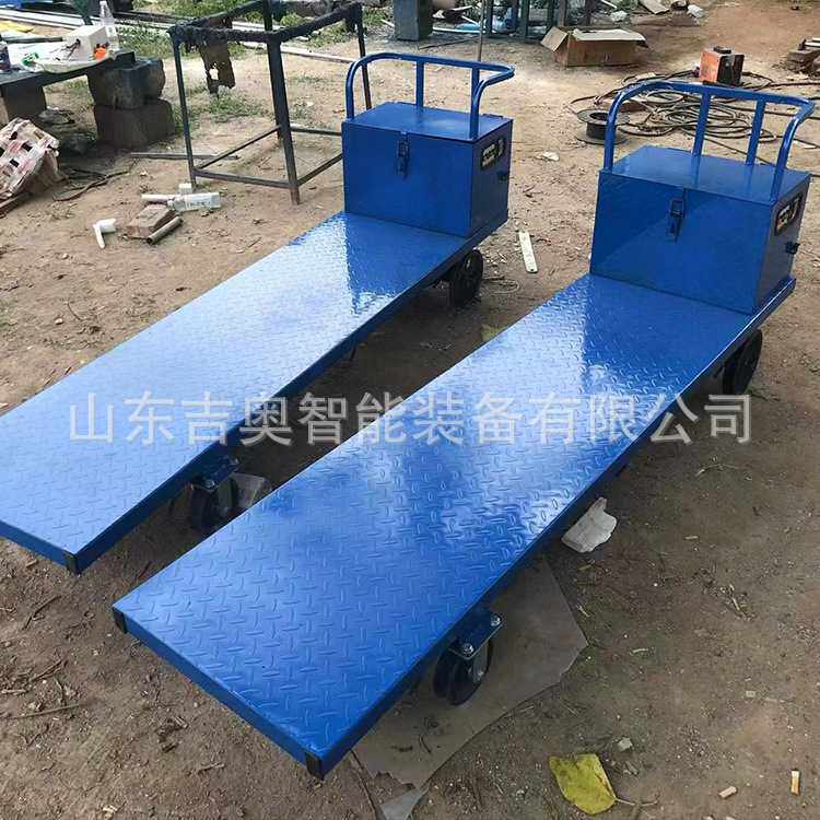 大棚轨道运输车果园田地爬坡货物装卸式拖车拉货单轨道电动运输车