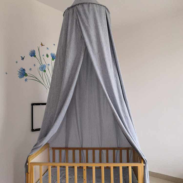 INS 欧美吊顶床帘儿童游戏CANOPY单开柔软面料源头厂家支持