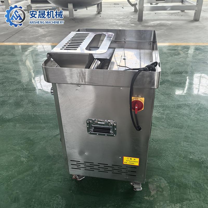 商用无骨鲜肉切丝机学校企业酒店厨房食堂切肉机不锈钢切肉设备