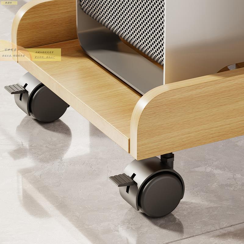 置电脑主机托架办公桌式物架滑台轮移动大号机箱底座托下81164176