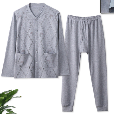 秋冬中老年人男棉质秋衣