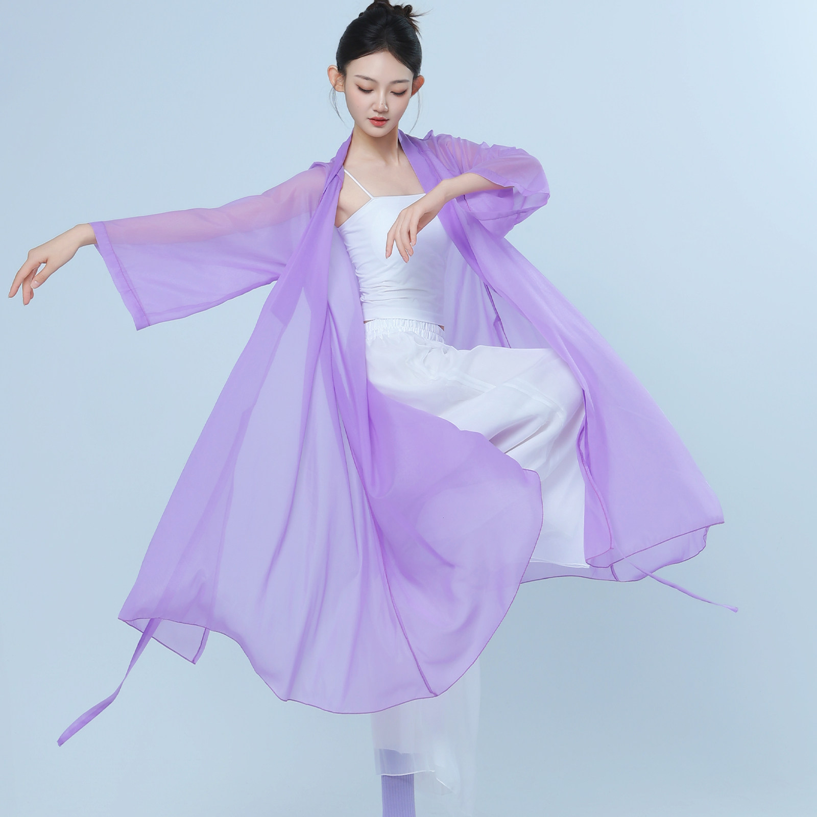 艾舞尔古典舞蹈服装飘逸演出服开古典舞服