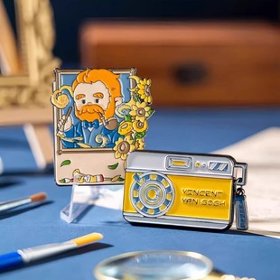 奥赛大展浦东美术馆梵高金属拍立得冰箱贴创意家居摆件纪念礼物
