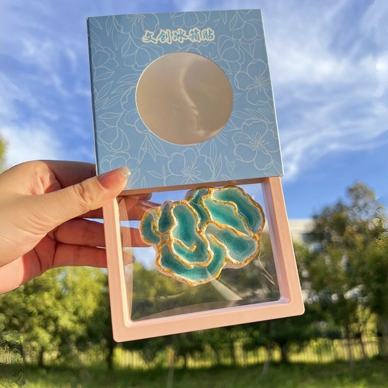 四川九寨沟五彩池树脂冰箱贴