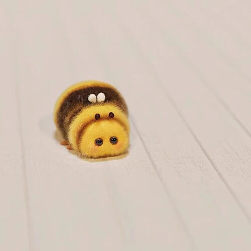 胖bee蜜蜂趴趴可爱呆萌毛绒玩偶