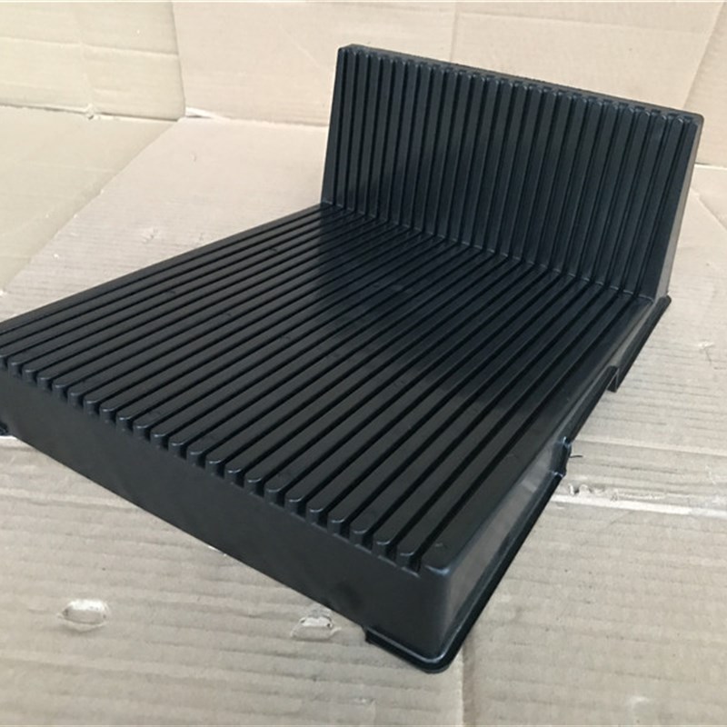 大L形355*268*128mm黑色防静电存放架PCB电路板周转架托盘板架子