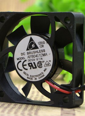 原装台达DELTA AFB04512MA 12V 0.17A 4510 4.5cm 两线 散热风扇