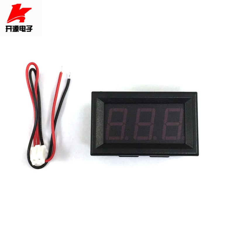 V27D 2.5-30V两线数显数字电压表头红/绿/蓝三色自选