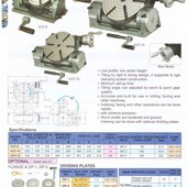 万向倾斜分度盘可倾分度盘 回转工作台 VUT 台湾鹰牌