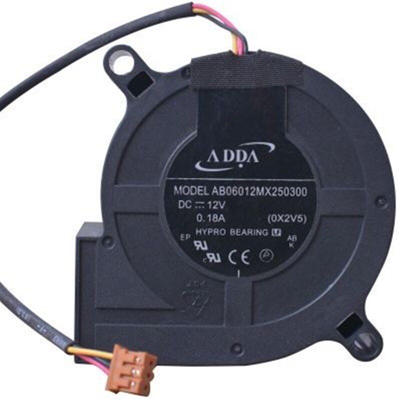 全新ADDA AB06012MX250300明基投影仪离心涡轮鼓风机 DC12V 0.18A