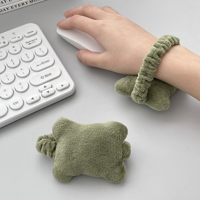 鼠标垫护手腕女生上班族办公室键盘打字护腕垫防磨手小枕头手托