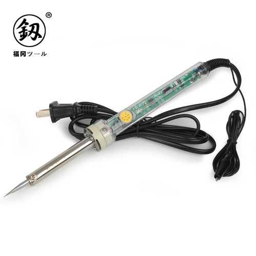 日本福冈工具 电烙铁家用60W尖头恒温可调无铅焊接电焊笔焊接进口