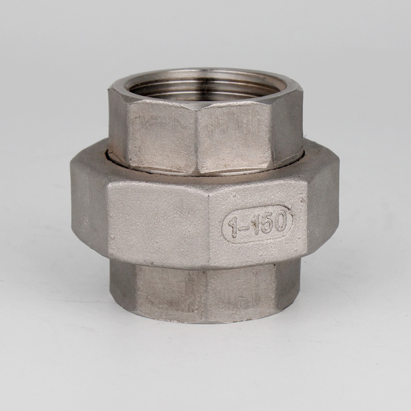 304不锈钢活接头双内丝水管配件4分6分1寸直接内外丝由令快接螺纹