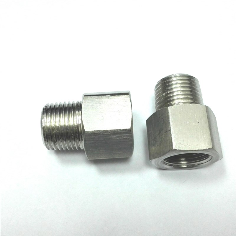不锈钢压力表接头 内螺纹m20x1.5 外螺纹ZG1/2 内M20*1.5 变外4分