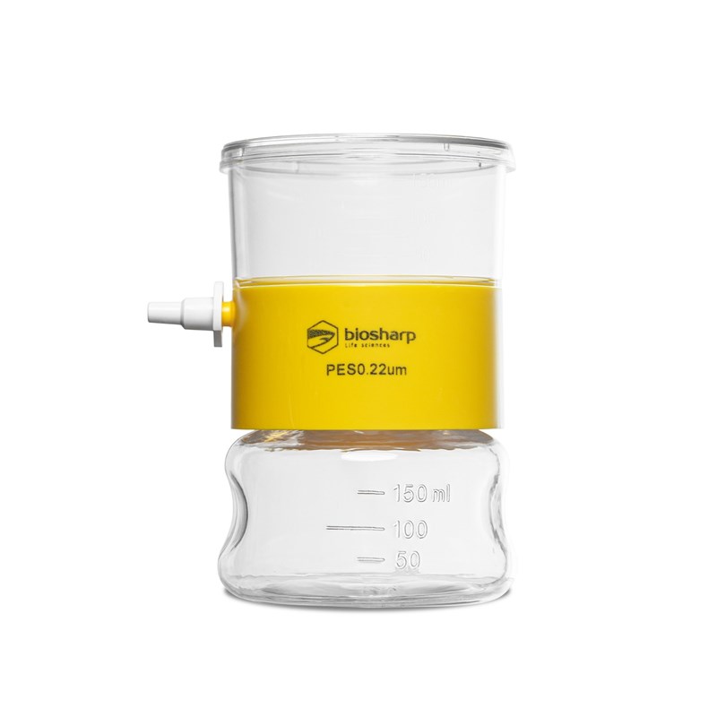 白鲨BIOSHARP BS-150-XT 150ml真空过滤系统 无菌 PES 聚醚砜膜