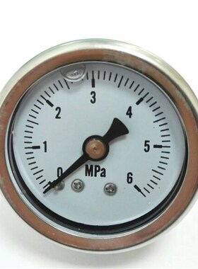 轴向耐震压力表 40mm 10mpa m10x1 背接口油压表 前径47 后径41mm