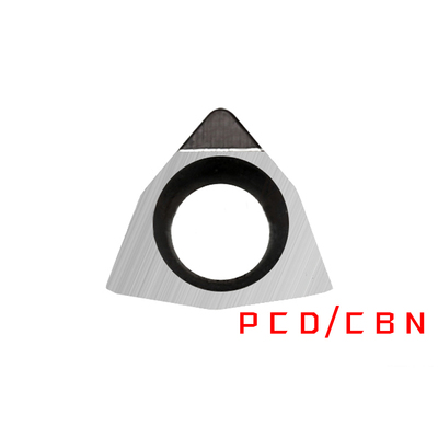 金刚石刀片 PCD铝铜CBN淬火钢WBGT060102/WBMT060104 高光车刀粒