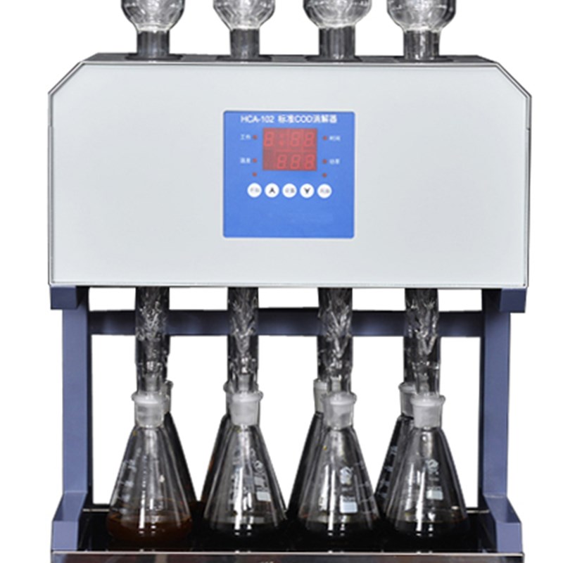 上海熠标HCA-102型标准COD消解器8道COD消解装置环保监测微晶玻璃