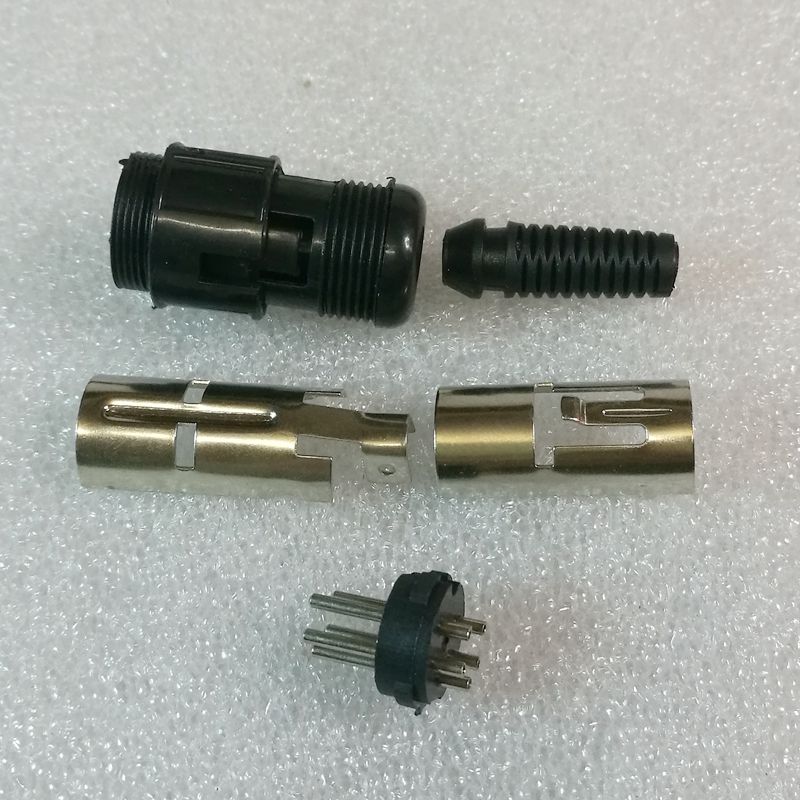 936 937焊台手柄配件五芯尾插  焊台手柄配件