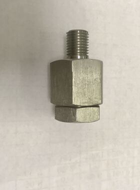 M10x1-M11x1.25 不锈钢内外丝转接头 内螺纹m10x1 外螺纹m11x1.25