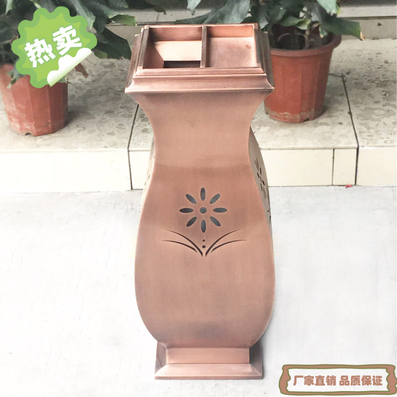 不锈钢垃圾桶 酒店垃圾桶大堂什物 立式烟灰缸 座地果皮桶垃圾桶