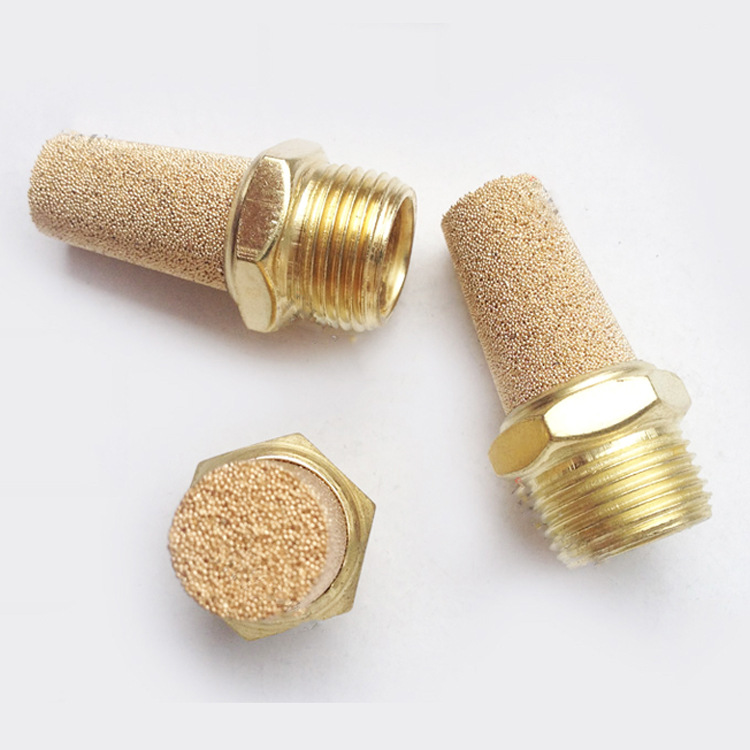 厂家直销 全铜宝塔型消声器 气动元件 BSL-M5 01 02 03 04 1寸