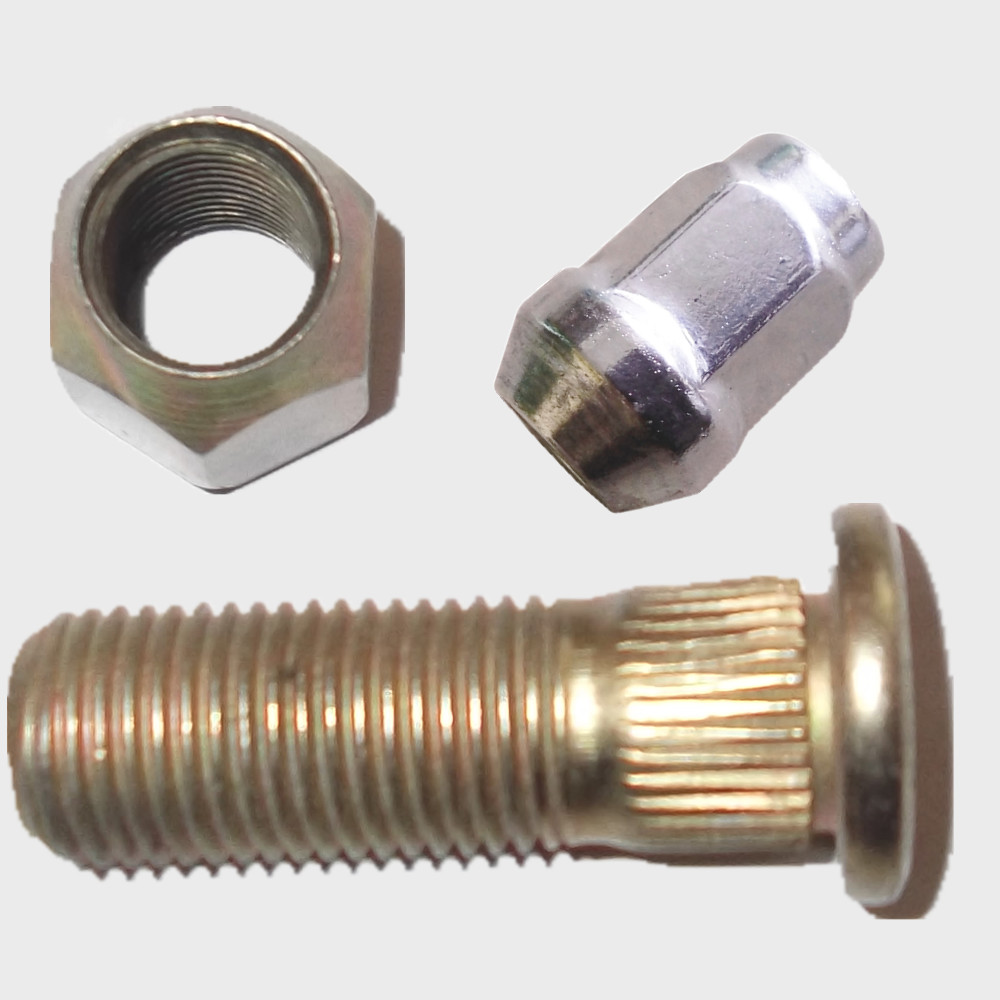 时风电动轿车轮胎螺丝 轮胎螺杆 螺帽 时风电动汽车GD04A GD04B