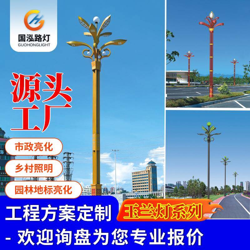 市政亮化路灯道路照明灯源头厂家户外灯中华灯乡村照明路灯