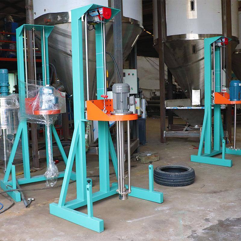 电动升降高速乳化头可移动式均质搅拌机气动升降化妆品均质乳化机