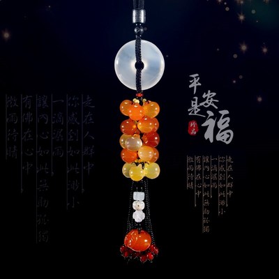 汽车挂件饰品女高档后视镜挂饰车载创意礼品保平安吊坠车内吊饰男