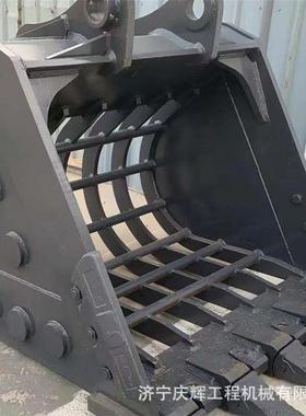 挖掘机挖斗SC220-7 岩石斗 刀角 刀板 斗齿 齿根 加固加厚