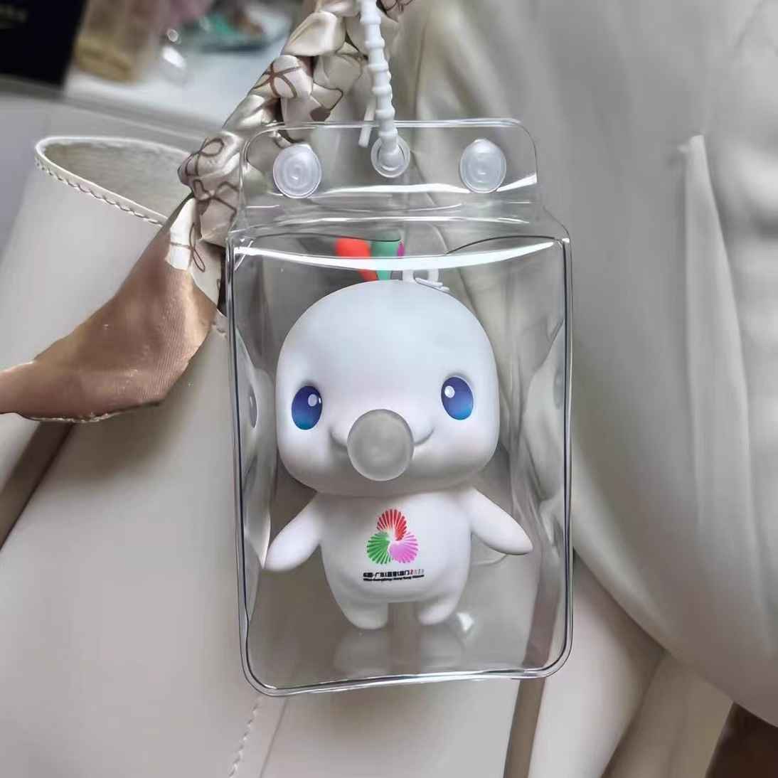 吹泡泡大湾鸡娃包娃娃收纳袋