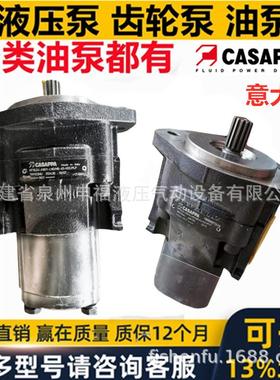 意大 利CAS压APPA齿轮油泵KP10KP20 KP30 K40 KMP液马达双联三联