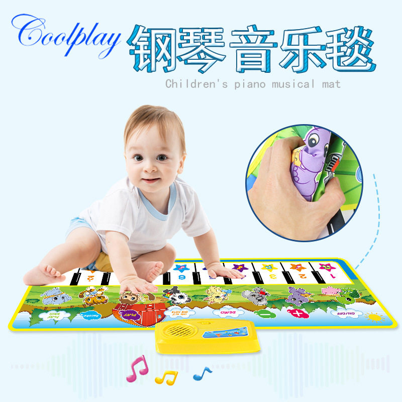 P2371有声乐器按键毯外贸热销