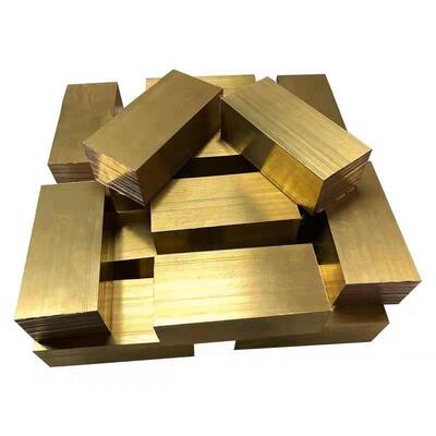H59/H62黄铜块黄铜方条激光切割CNC加工各种规格任意尺寸来图定制
