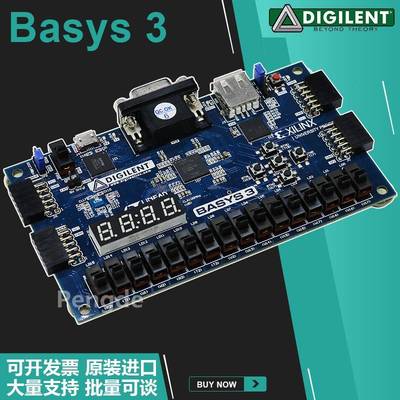 Basys3 2 410-183 XC7A35T Xilinx FPGA开发板 迪芝伦Digilent